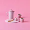 Le Creuset Stoneware Cafetiere - Pink