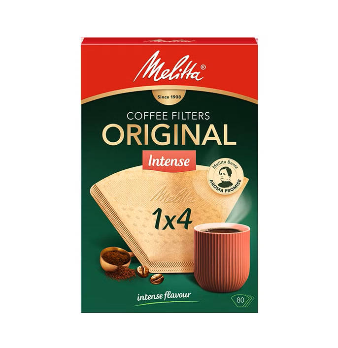 Melitta Original Intense Coffee Paper Filters 1 x 4 (80pcs)