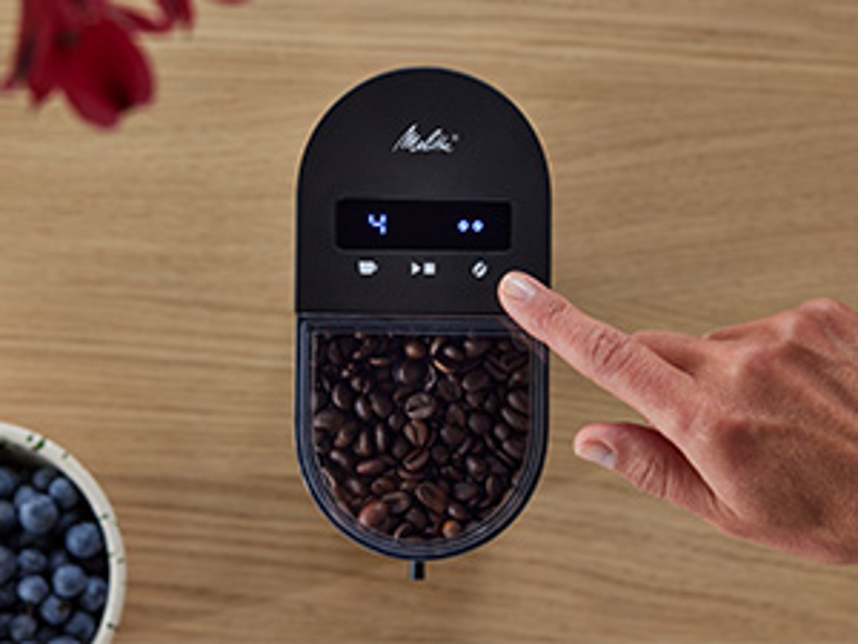 Melitta Linea grinder with 13 grind settings
