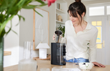 Melitta Linea coffee grinder detail and cleaning design