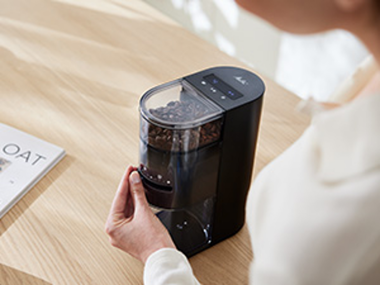 Melitta Linea stainless steel conical burr grinder