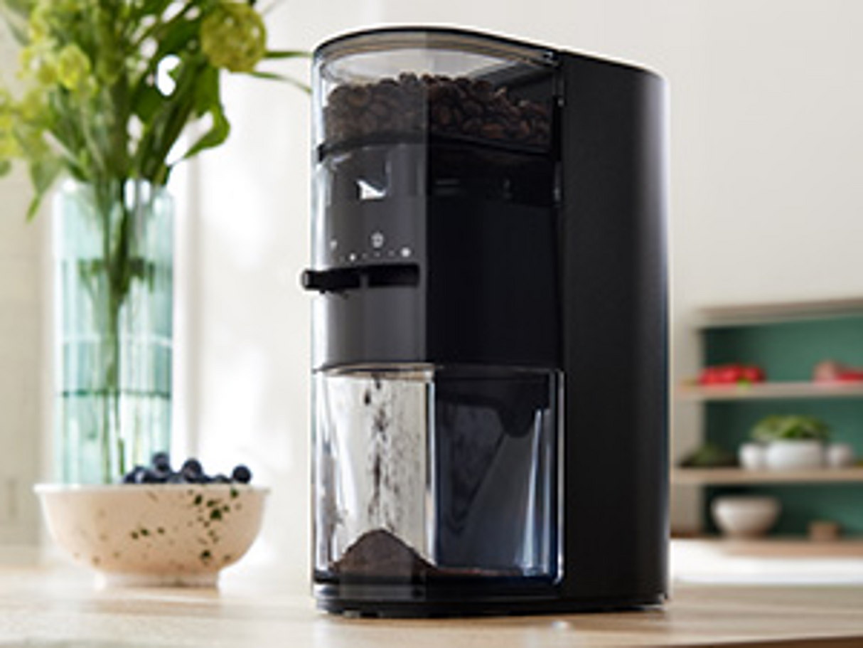 Melitta Linea grinder touch controls and LCD display