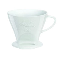 Melitta Porcelain Pour Over Filter Cone 1X4 - White
