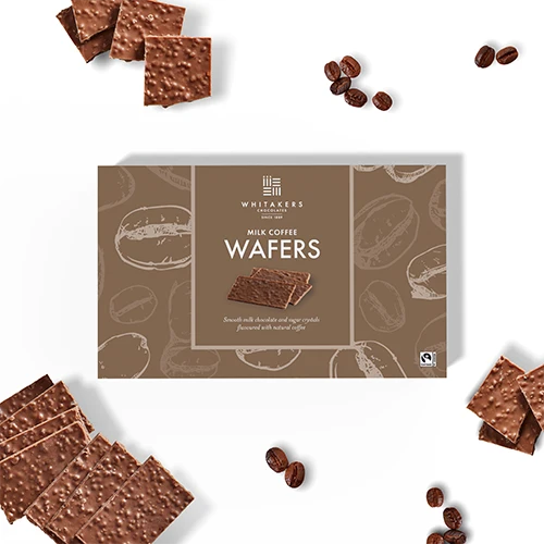 Whitakers Milk Chocolate Coffee Wafers 150g