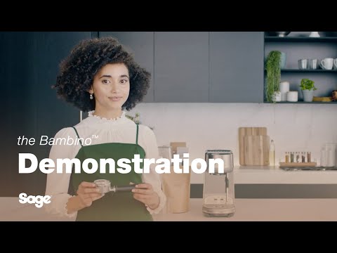Sage The Bambino Espresso Coffee Machine - Damson Blue