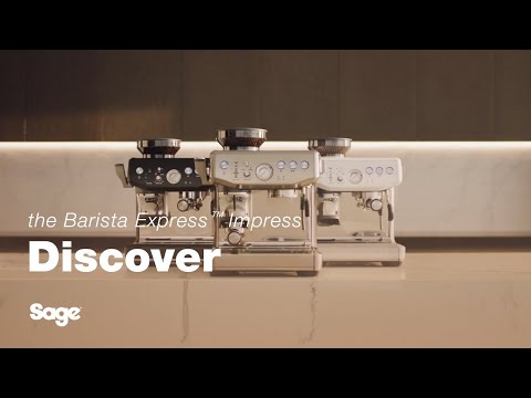Sage The Barista Express Impress Coffee Machine - Sea Salt