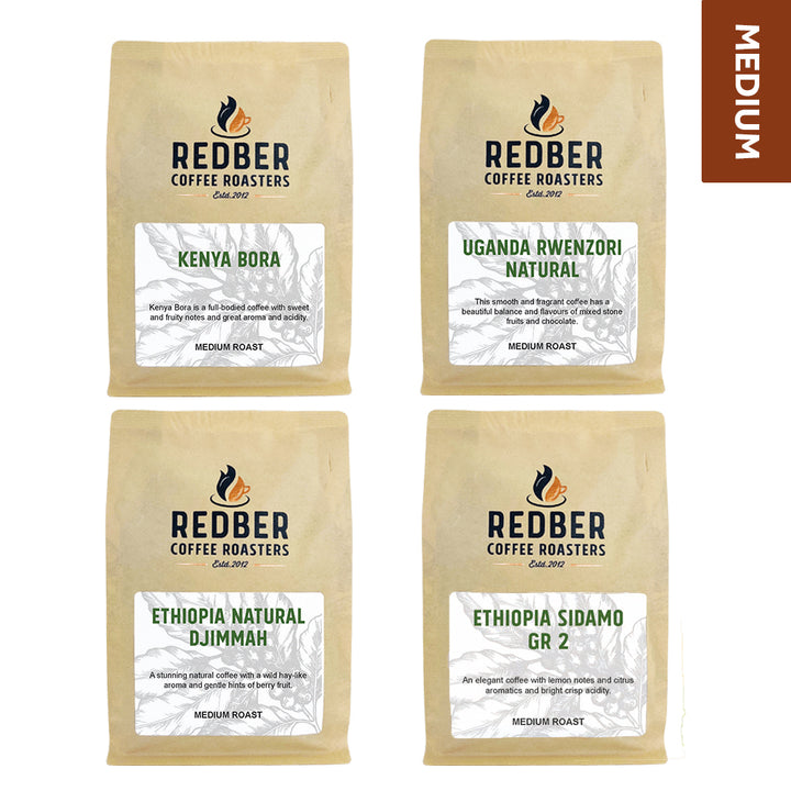 Redber, AFRICAN COFFEE TASTER PACK, Redber Coffee