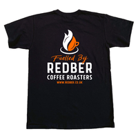 'Fuelled by Redber' Black T-Shirt