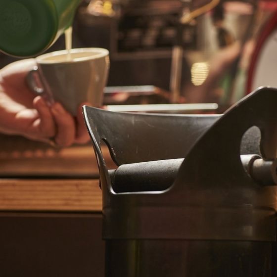 Rhino Floor Standing Knock Tube - Black