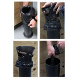 Rhino Floor Standing Knock Tube - Black
