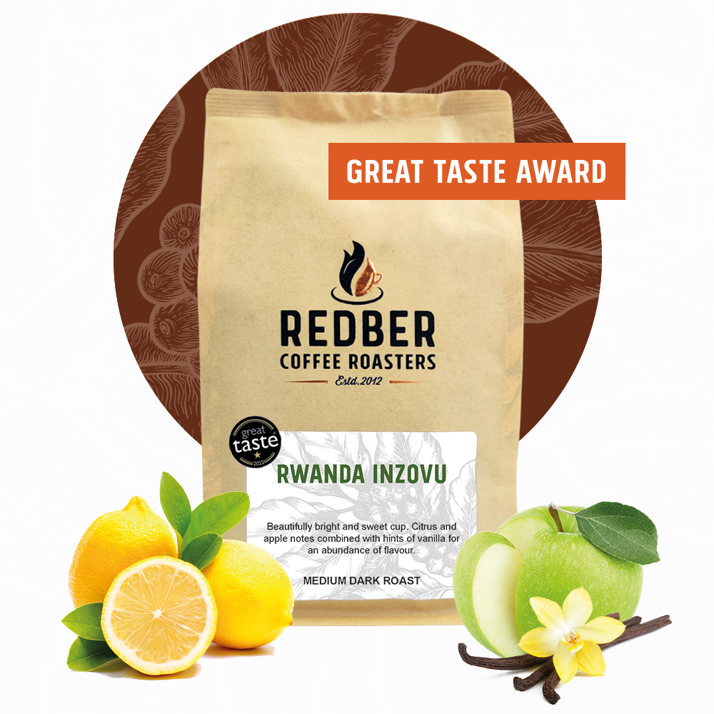 RWANDA INZOVU - Medium-Dark Roast Coffee