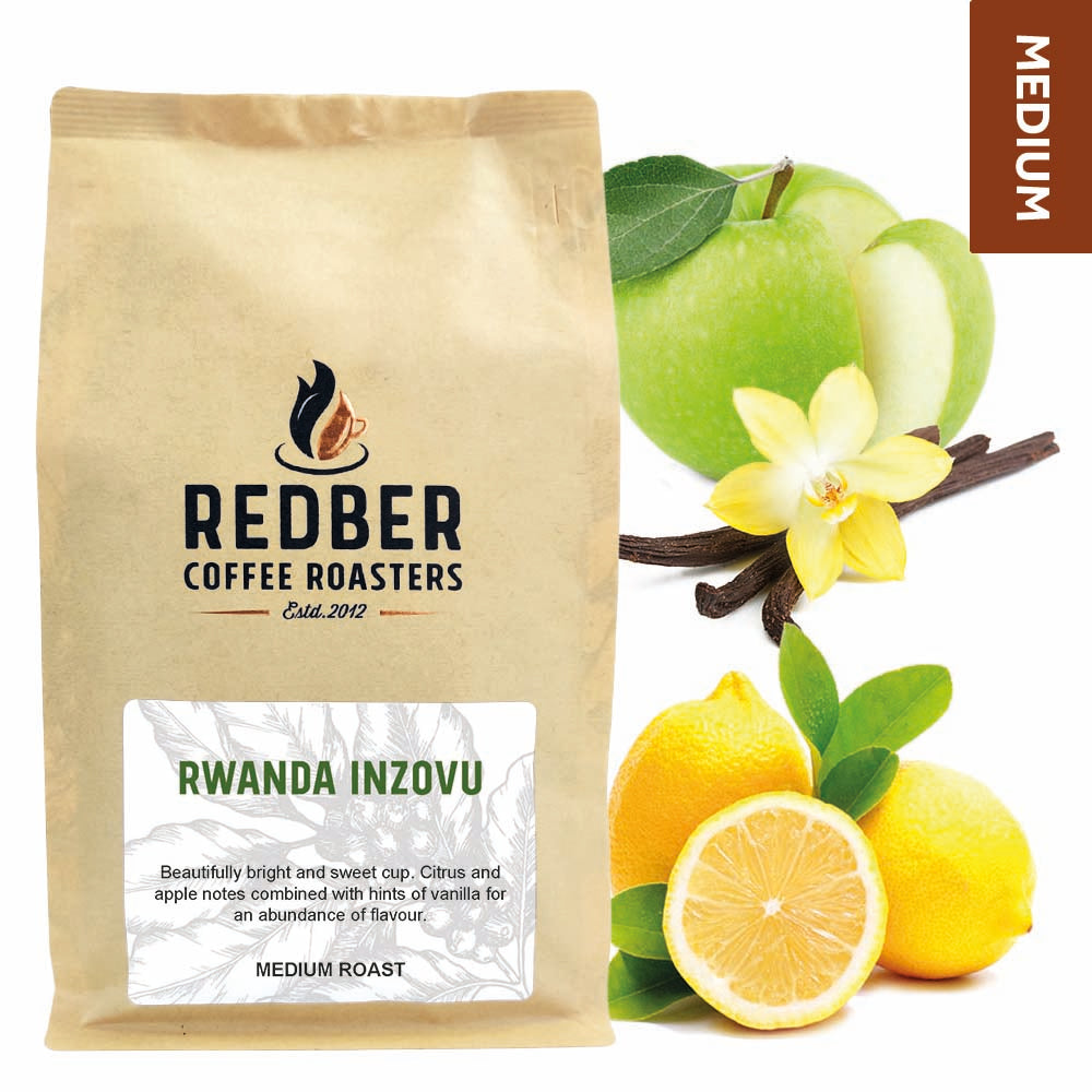 Rwanda Inzovu Medium Roast Coffee - Bright & Sweet | Redber Coffee