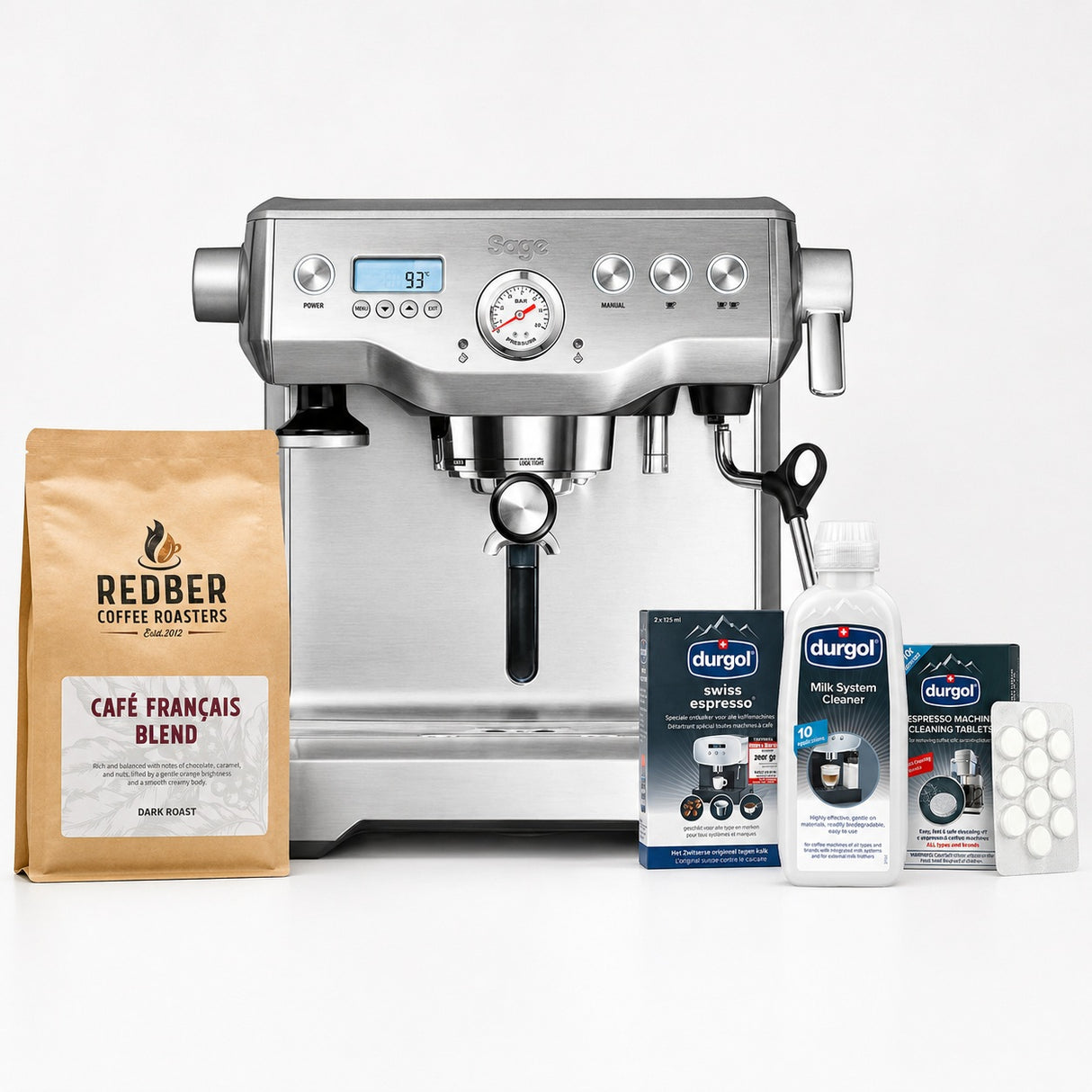 Sage the Dual Boiler Coffee Machine - Brushed Stainless Steel