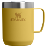 Stanley Everyday Camp Mug 0.23L in Dijon with handle and clear lid