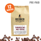 12 Month Pre-paid Surprise Me! Coffee Subscription