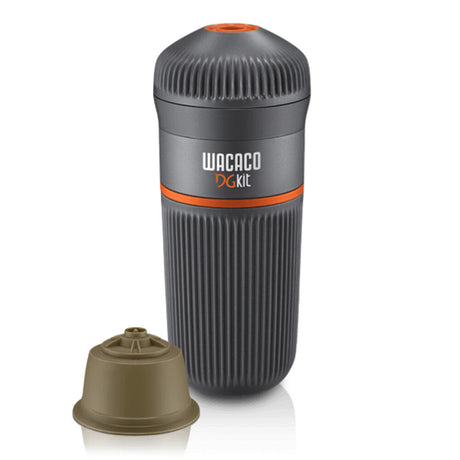 Wacaco Nanopresso DG Kit with capsule adapter and orange trim
