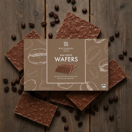 Whitakers Milk Chocolate Coffee Wafers 150g – product packaging