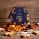 Whitakers Dark Chocolate Gingerbread Honeycomb Crisps 165g – product packaging