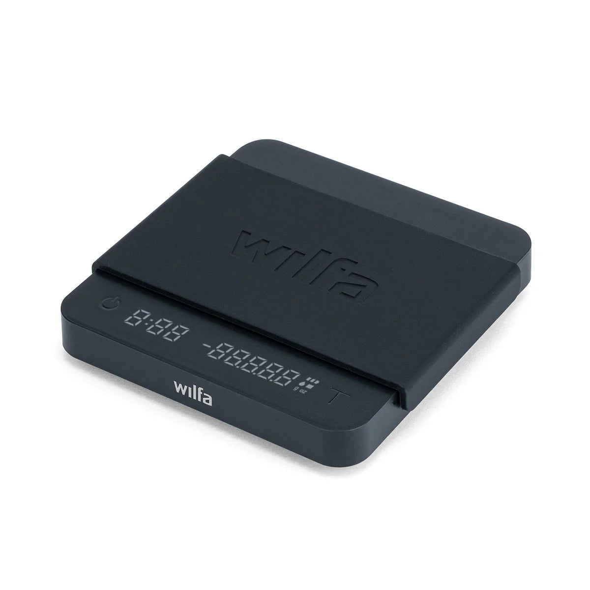 Black digital scale with 'WILFA' branding on a white background
