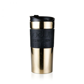 Bodum, Gold Bodum Travel Mug (0.35 litre / 12oz), Redber Coffee