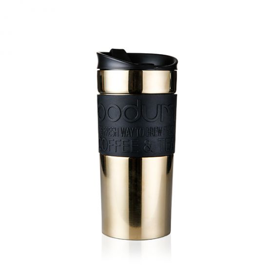 Bodum, Gold Bodum Travel Mug (0.35 litre / 12oz), Redber Coffee