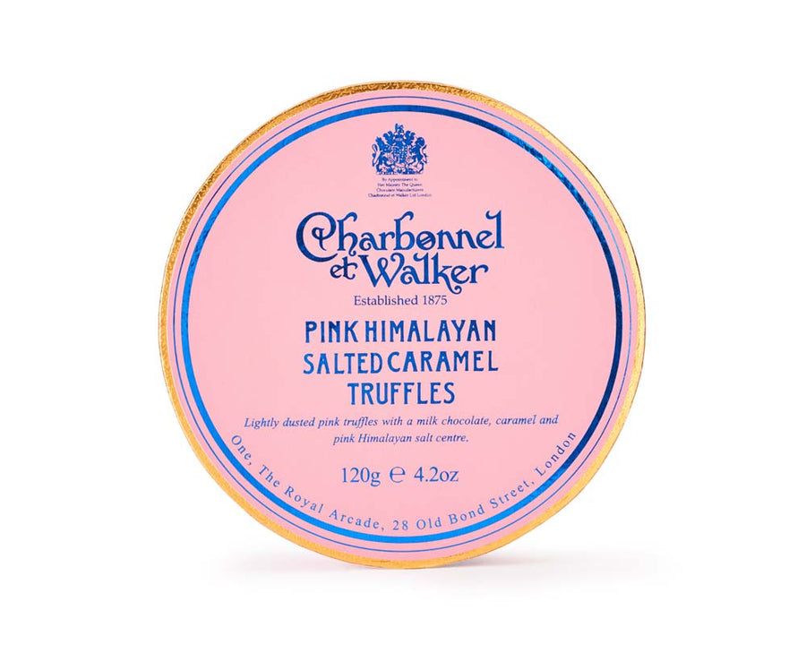 Charbonnel Et Walker, Charbonnel Et Walker Pink Himalayan Salted Caramel Truffles - 120g, Redber Coffee
