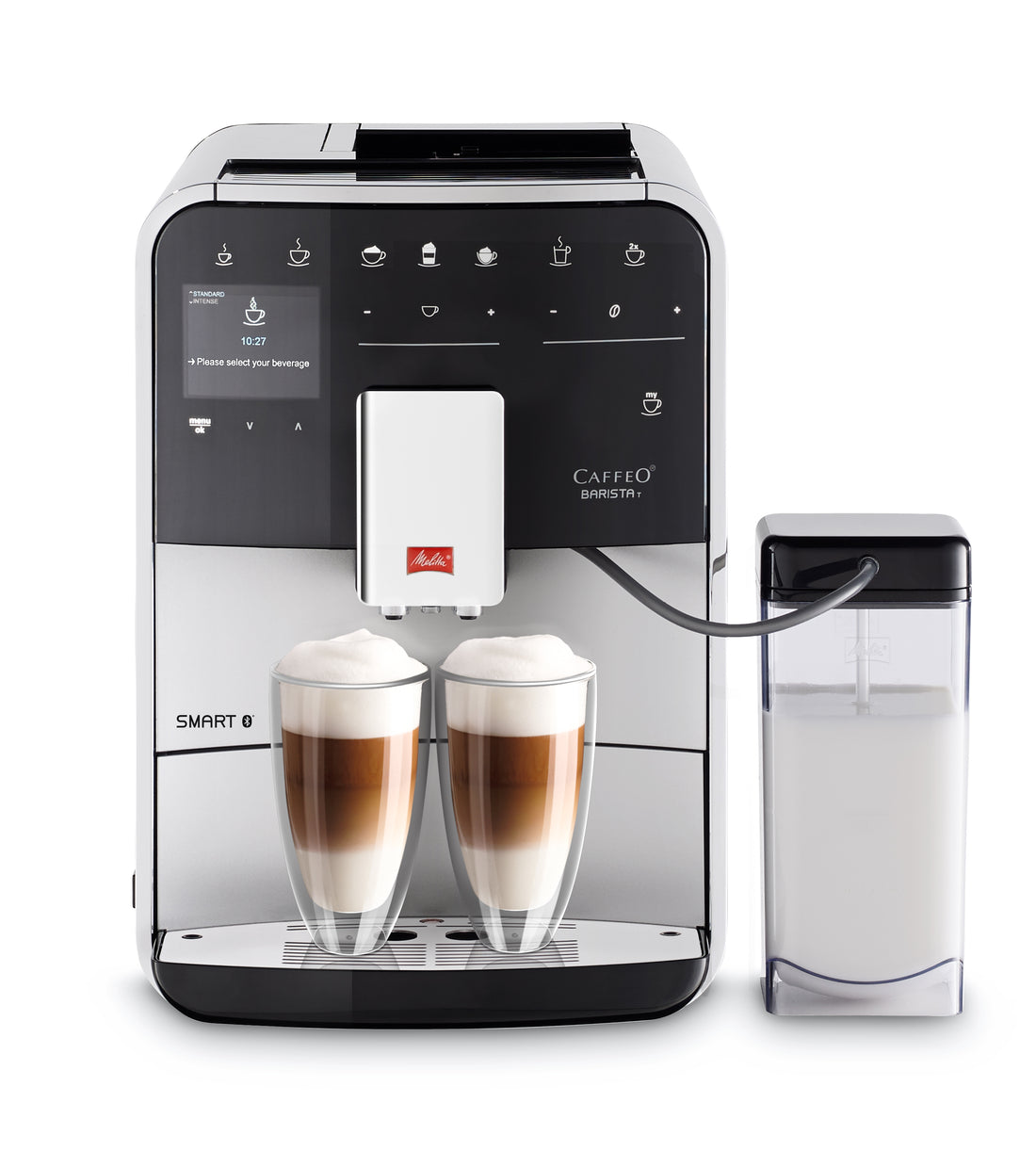 Melitta, Melitta Barista T Smart Silver Bean to Cup Coffee Machine (F83/0-101), Redber Coffee