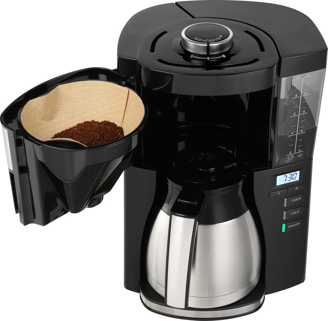 Melitta, Melitta Look V Therm Timer - Black/ Silver 1025-18, Redber Coffee