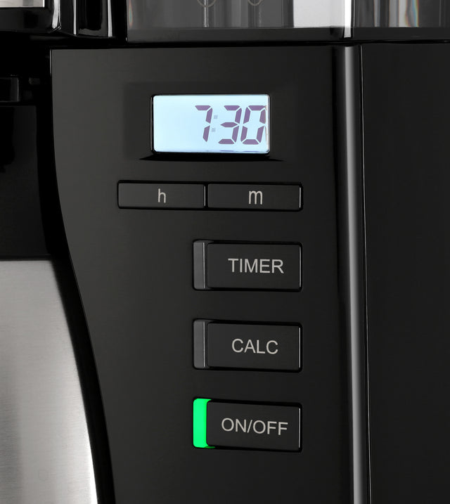 Melitta, Melitta Look V Therm Timer - Black/ Silver 1025-18, Redber Coffee