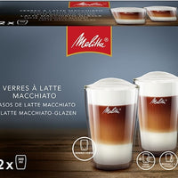 Melitta, Melitta Latte Macchiato Coffee Glasses Double Walled Set of 2 pcs, 0.30L, Redber Coffee