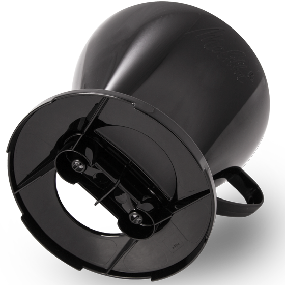 Melitta, Melitta Filtercone 1x4 (4 Cup) Standard Coffee Dripper with Two Outlets - Black, Redber Coffee