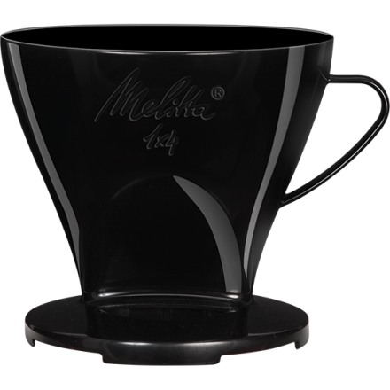 Melitta, Melitta Filtercone 1x4 (4 Cup) Standard Coffee Dripper with Two Outlets - Black, Redber Coffee
