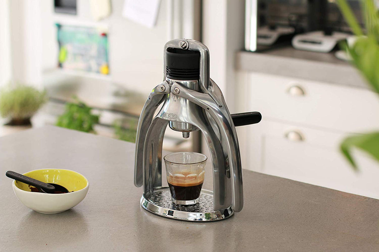 ROK, ROK EspressoGC Manual Espresso Coffee Maker with Free Coffee, Redber Coffee