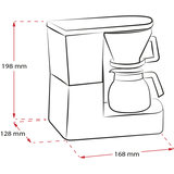 Melitta, Melitta Aromaboy Filter Coffee Machine - Beige, Redber Coffee