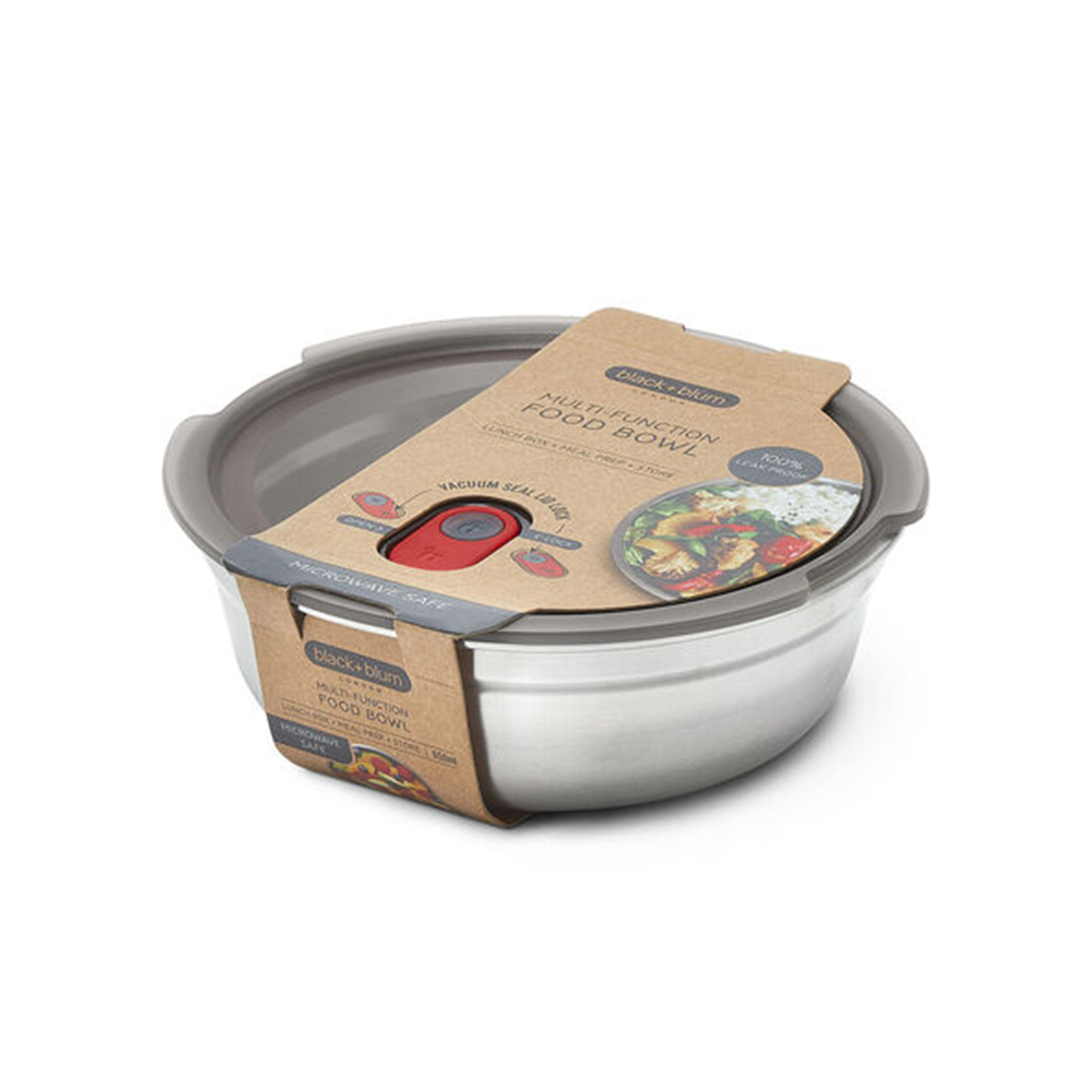 Black+Blum, Black+Blum Multi Functional Steel Food Bowl - 650ml Round, Redber Coffee