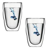 Bodum, Bodum Pilatus Set of 2 Double Wall Glasses, 0.35L - 10485-10, Redber Coffee