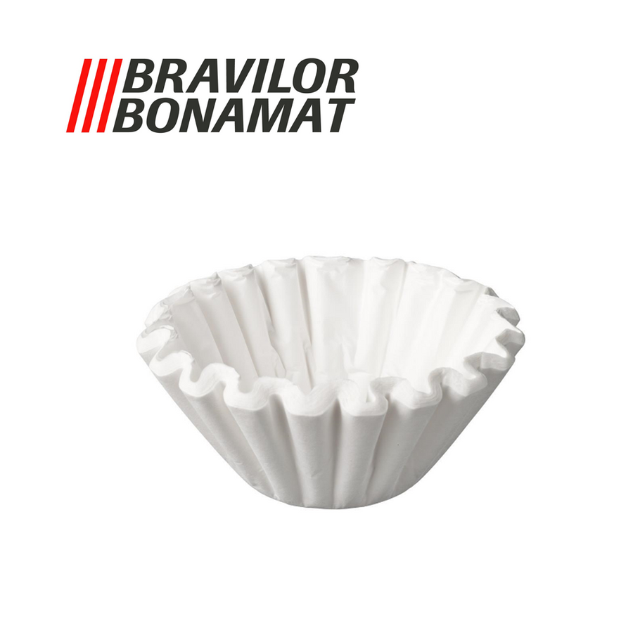 Bravilor Bonamat, Bravilor Paper Filter Cups, 100 pcs for Mondo, Matic, Novo, TH, Iso Filter Coffee Machines, Redber Coffee