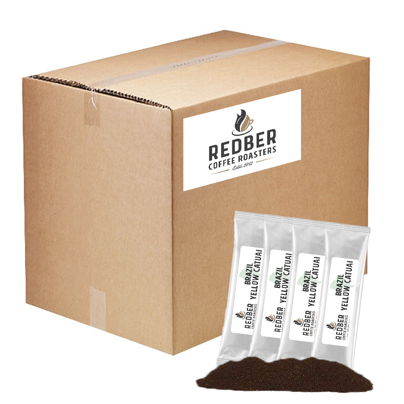 Redber, BRAZIL, YELLOW CATUAI - Medium Roast (Filter Ground / 40 Sachets), Redber Coffee