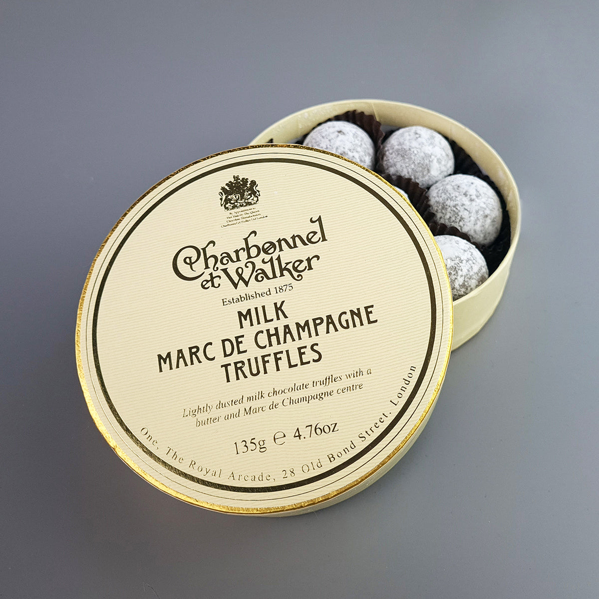 Charbonnel Et Walker, Charbonnel Et Walker Milk and Pink Marc De Champagne Truffles Bundle, Redber Coffee