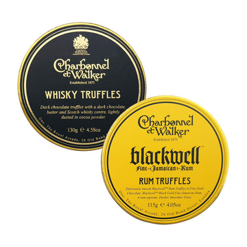 Charbonnel Et Walker, Charbonnel Et Walker Whisky Truffles Chocolates & Blackwell Rum Truffles Bundle, Redber Coffee