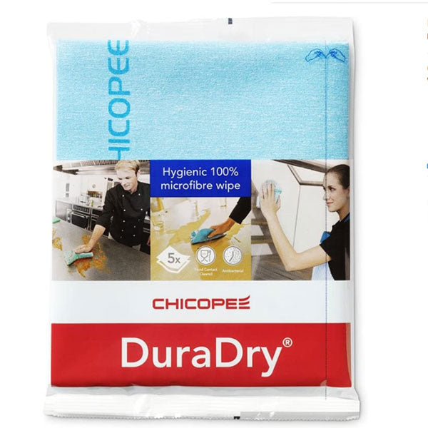 Redber, Chicopee DuraDry Microfibre Cleaning Cloth – Blue (Pack of 5), Redber Coffee