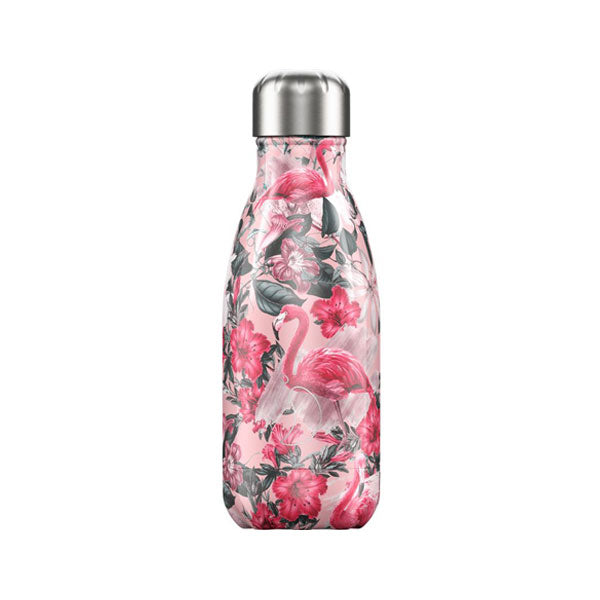 Chilly's, Chilly's Vacuum Insulated Stainless Steel 260ml Drinking Bottle - Tropical Flamingo, Redber Coffee
