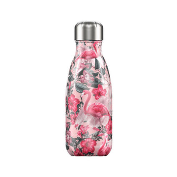 Chilly's, Chilly's Vacuum Insulated Stainless Steel 260ml Drinking Bottle - Tropical Flamingo, Redber Coffee