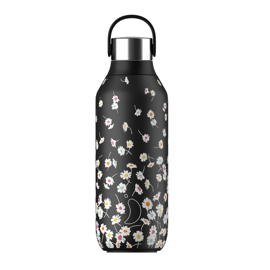 Chilly's, Chilly's Vacuum Insulated Stainless Steel 500ml Drinking Bottle Series 2 Liberty - Jive Abyss Black, Redber Coffee
