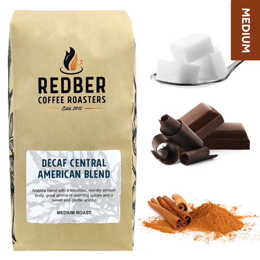 Redber, CENTRAL AMERICAN DECAF BLEND - Medium Roast, Redber Coffee
