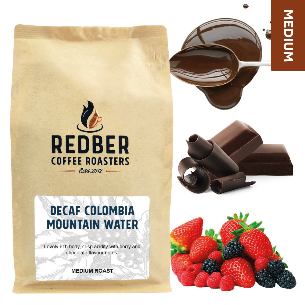 Redber, COLOMBIA MEDELLIN DECAF MOUNTAIN WATER - Medium Roast, Redber Coffee