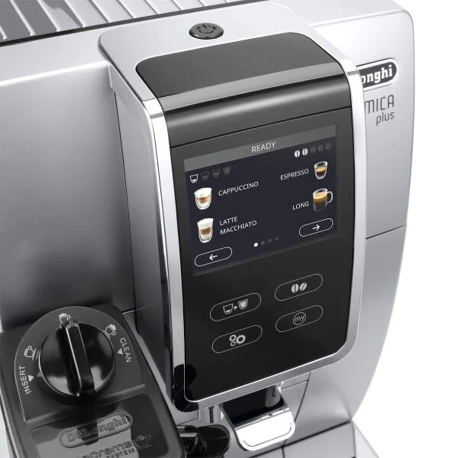 De'Longhi Dinamica Plus Coffee Machine with Automilk Redber Coffee