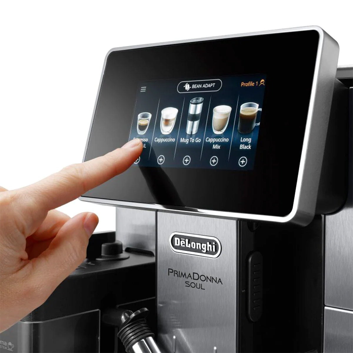DeLonghi, De'Longhi Primadonna Soul Automatic Coffee Machine, Redber Coffee