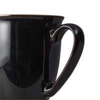Denby, Denby Elements Black Coffee Mug, Redber Coffee