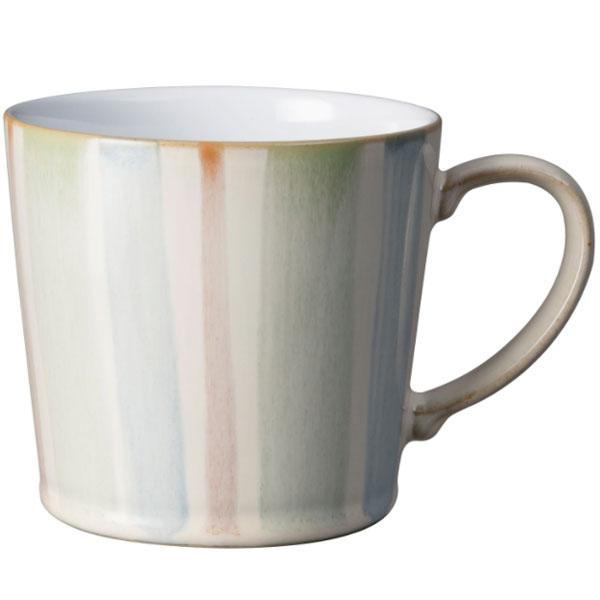Denby, Denby Multi Stripe Painted Large Mug, Redber Coffee
